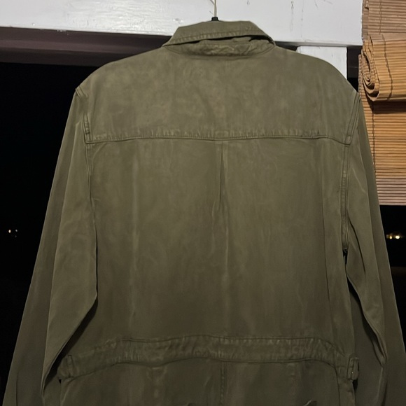 LAST OFFER! Good American Oversized Aviator’s Twill Jumpsuit Sz 6 (18) 3XL Cl:GN - Picture 13 of 16